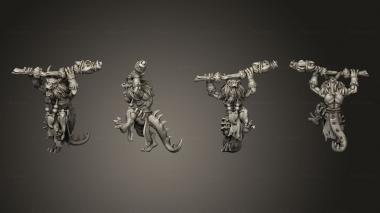 Military figurines Qunk The Shaman 3d model