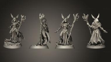 Military figurines Rabbit Druid 3d model
