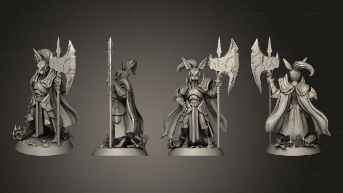 Military figurines (Rabbit Knight, STKW_11199) 3D models for cnc