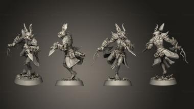 Military figurines Rabbit Rouge 3d model