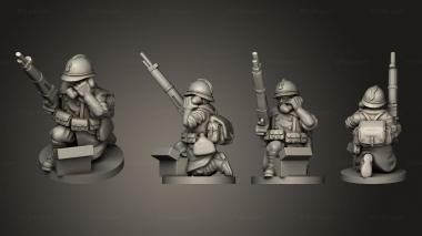 Military figurines RADIO OPERATOR 05 3d model