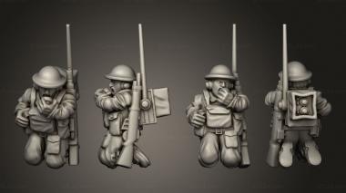 Military figurines RADIO OPERATOR 09 3d model