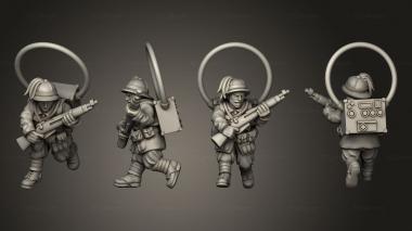 Military figurines RADIO OPERATOR 12 3d model