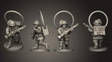 Military figurines RADIO OPERATOR 13 3d model