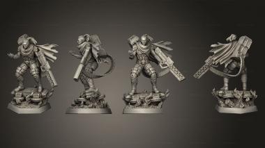 Military figurines Rafi 3d model