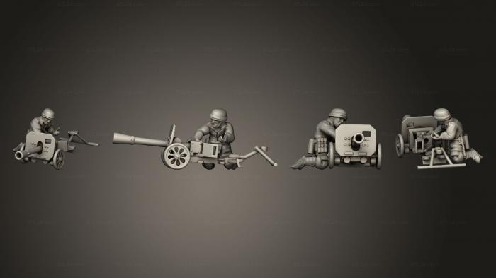 Military figurines (Raketen werfer 02, STKW_11218) 3D models for cnc