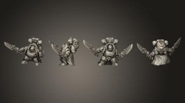 Military figurines RAMBUTAN SPACE CONTENDER 3d model