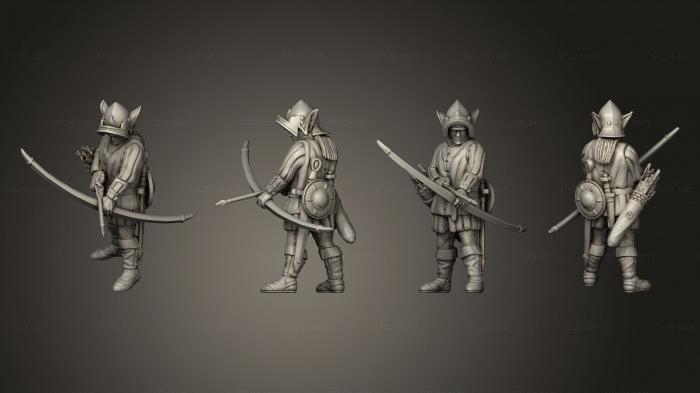 Military figurines (Ranged Infantry 06, STKW_11229) 3D models for cnc