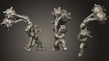 Military figurines Goblin Ball n Chain 3d model