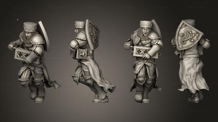 Military figurines (Rangers Foot Musician 2, STKW_11248) 3D models for cnc