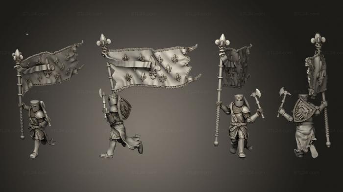 Military figurines (Rangers Foot Musician, STKW_11249) 3D models for cnc