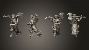 Military figurines Rangers 02 3d model