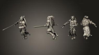 Military figurines Rangers 04 3d model