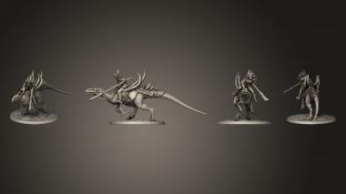 Military figurines Raptor Run Spear 01 3d model