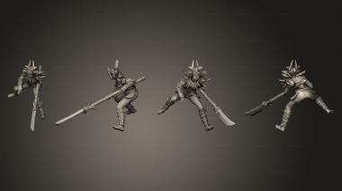 Military figurines Raptor Run Spear 3d model