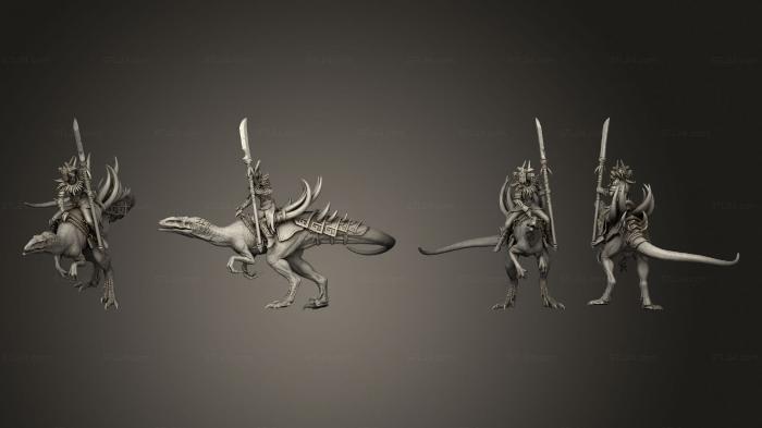 Military figurines (Raptor Scout Full Spear, STKW_11269) 3D models for cnc