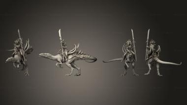 Military figurines Raptor Scout Full Spear 3d model