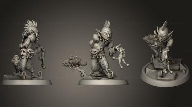 Military figurines Goblin Jester 3d model