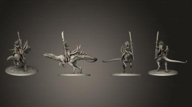 Military figurines Raptor Scout Spear 02 3d model