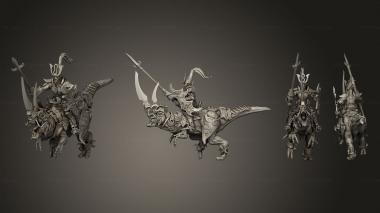 Military figurines Raptor 03 3d model