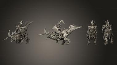 Military figurines Raptor 04 3d model