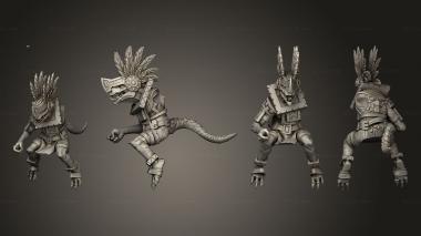 Military figurines Raptors 03 3d model