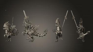 Military figurines Raptors 3d model