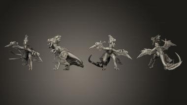 Military figurines Raptorynx 01 3d model