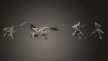 Military figurines Raptorynx 02 3d model