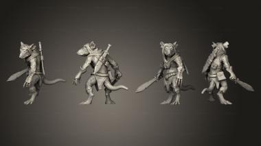 Military figurines Rat Vagabond 3d model