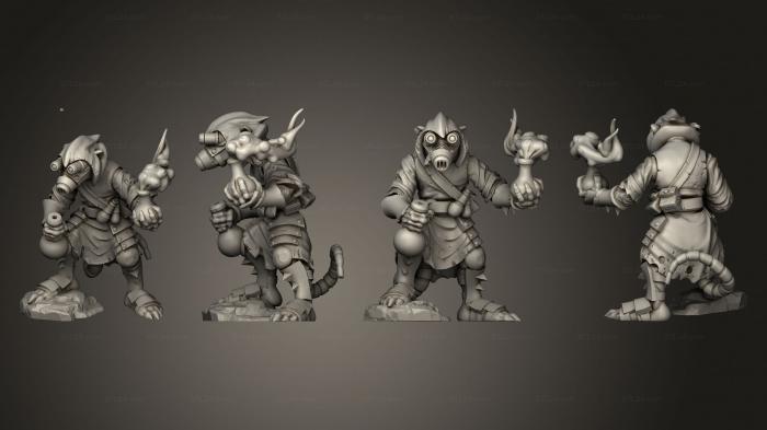 Military figurines (Ratfolk Grenadiers 02, STKW_11310) 3D models for cnc