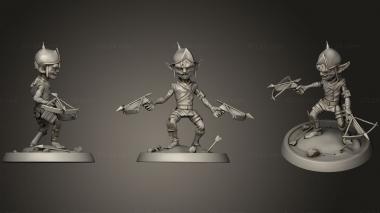 Military figurines Goblin Sharpshooter 3d model