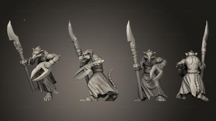 Military figurines (Ratfolk 04, STKW_11322) 3D models for cnc