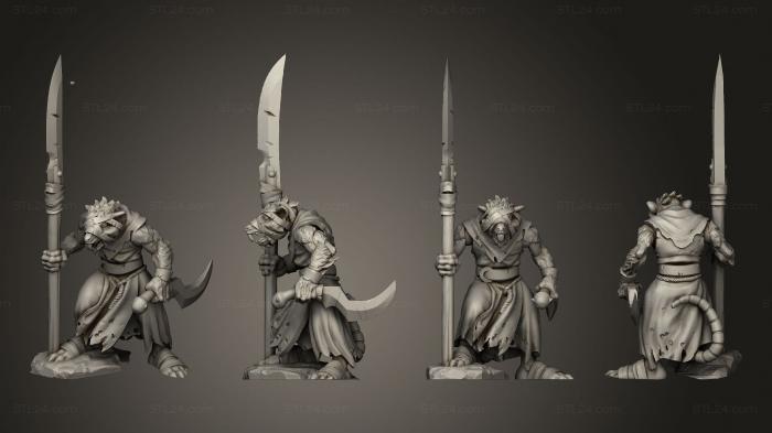 Military figurines (Ratfolk 05, STKW_11323) 3D models for cnc
