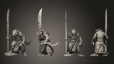 Military figurines Ratfolk 05 3d model