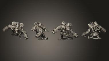 Military figurines Ratoni 1 3d model