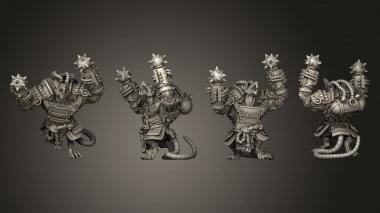 Military figurines Ratoni 3 3d model