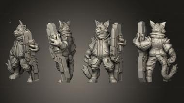 Military figurines Ratticon 3d model