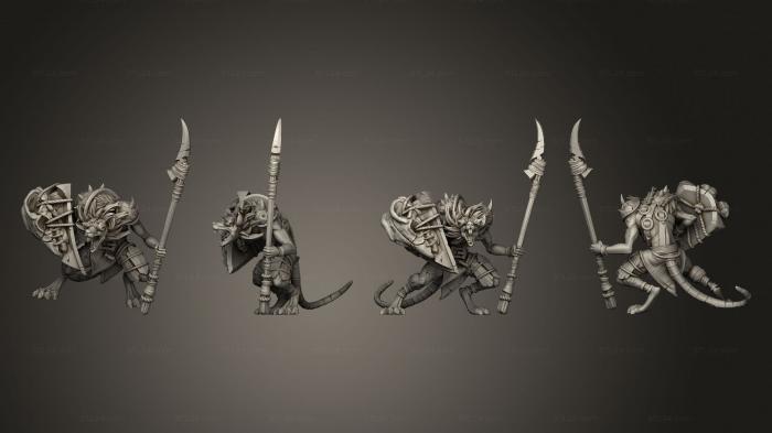 Military figurines (Ravager Guard A, STKW_11332) 3D models for cnc