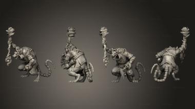 Military figurines Ravager Priest 3d model