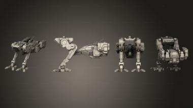 Military figurines Raven SLA 3d model