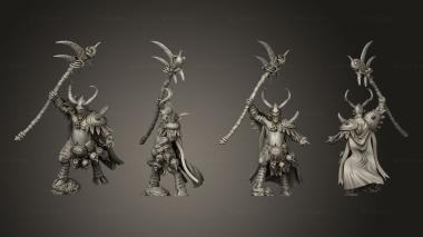 Military figurines Raven Twin Mongrel Shaman 3d model