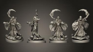Military figurines Reaper Magic 3d model