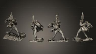 Military figurines Rebecca Cyberpunk Edgerunners 3d model