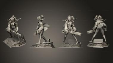 Military figurines Rebecca 3d model