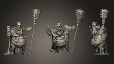 Military figurines Gobo King 32mm 3d model