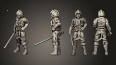Military figurines Rebel Pilot 3d model