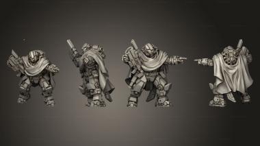 Military figurines Recon Prime Strikers Captain 2 3d model