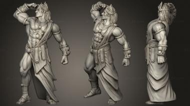 Military figurines God Emperor Pose 1 3d model