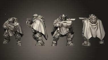 Military figurines Recon Prime Strikers Snipers gunslinger 03 3d model